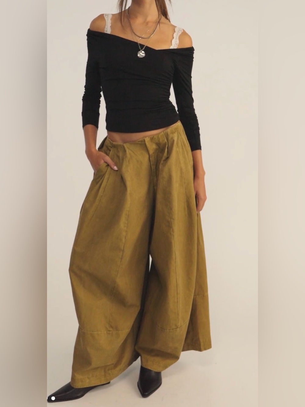 Free People Concrete Solid Trousers